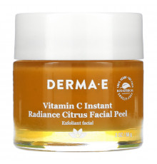 Derma E, Растворимый сияющий цитрусовый пилинг для лица с витамином C, 2 унц. (56 г)