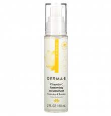 Derma E, Увлажнитель с омолаживающим эффектом с витамином C, пробиотиками и ройбушем, 2 жидк. унции (60 мл)