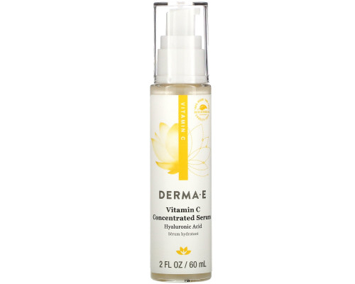 Derma E, Концентрированная сыворотка с витамином С, с гиалуроновой кислотой Derma E, Концентрированная сыворотка с витамином С, с гиалуроновой кислотой