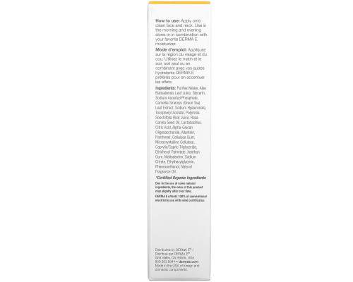 Derma E, Концентрированная сыворотка с витамином С, с гиалуроновой кислотой Derma E, Концентрированная сыворотка с витамином С, с гиалуроновой кислотой