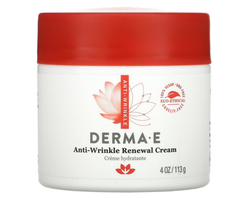 Derma E, Восстанавливающий крем против морщин, 4 унции (113 г) Derma E, Восстанавливающий крем против морщин, 4 унции (113 г)