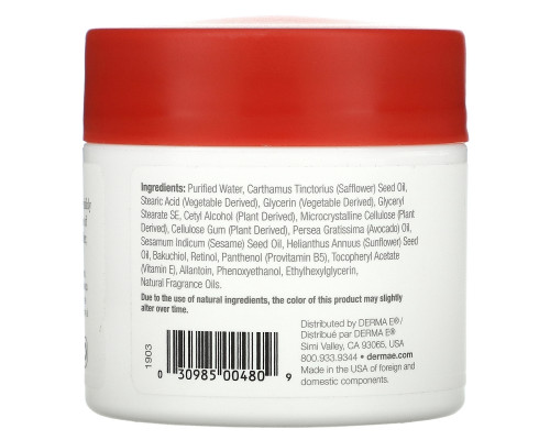 Derma E, Восстанавливающий крем против морщин, 4 унции (113 г) Derma E, Восстанавливающий крем против морщин, 4 унции (113 г)