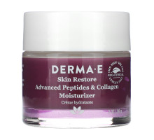 Derma E, Усовершенствованный увлажняющий крем с пептидами и коллагеном, 2 унц. (56 г)