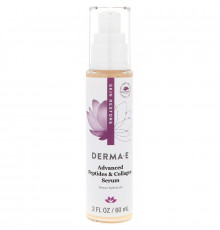 Derma E, Усовершенствованная сыворотка с пептидами и коллагеном, 2 ж. унц. (60 мл)