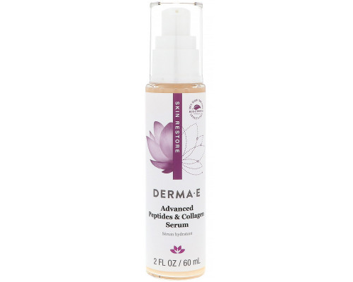 Derma E, Усовершенствованная сыворотка с пептидами и коллагеном, 2 ж. унц. (60 мл) Derma E, Усовершенствованная сыворотка с пептидами и коллагеном, 2 ж. унц. (60 мл)