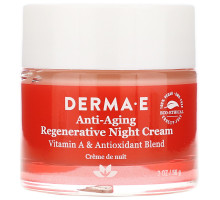 Derma E, Антивозрастной ночной крем, 2 унции (56 г)