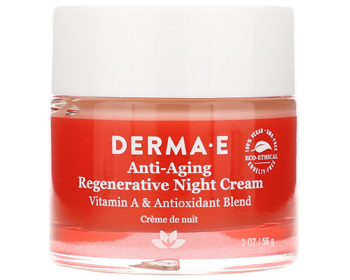 Derma E, Антивозрастной ночной крем, 2 унции (56 г) Derma E, Антивозрастной ночной крем, 2 унции (56 г)