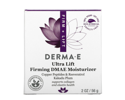 Derma E, Увлажняющее средство, придающее коже упругость, 2 унции (56 г) Derma E, Увлажняющее средство, придающее коже упругость, 2 унции (56 г)