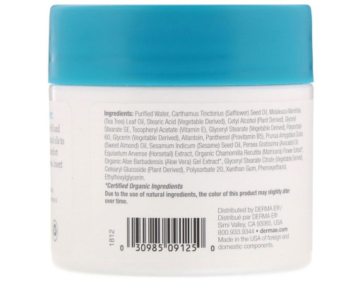 Derma E, Антисептический крем с витамином E, 4 унц. (113 г) Derma E, Антисептический крем с витамином E, 4 унц. (113 г)