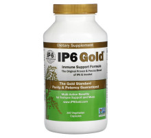 IP-6 International, IP6 Gold, формула для поддержки иммунитета, 240 вегетарианских капсул