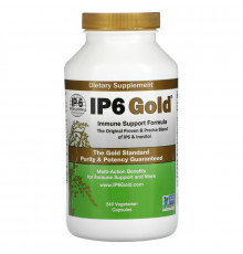 IP-6 International, IP6 Gold, формула для поддержки иммунитета, 240 вегетарианских капсул