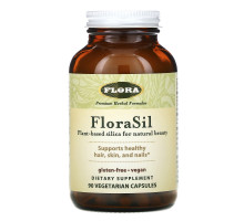 Flora, FloraSil, 90 вегетарианских капсул