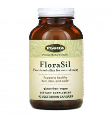 Flora, FloraSil, 90 вегетарианских капсул