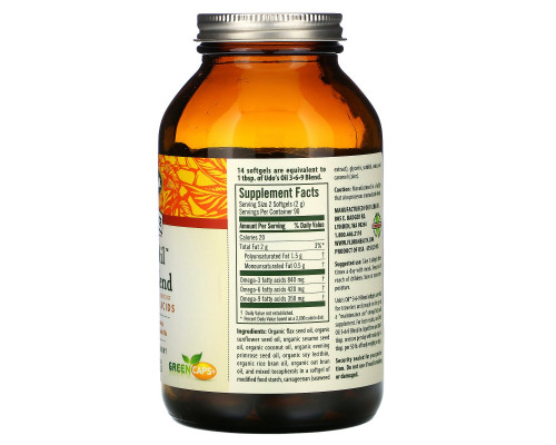 Flora, Udo's Choice, Udo's Oil 3·6·9 Смесь, 180 вегетарианских мягких капсул Flora, Udo's Choice, Udo's Oil 3·6·9 Смесь, 180 вегетарианских мягких капсул