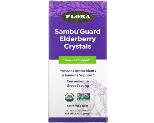 Фрукты и ягоды Sambu Guard Elderberry Crystals, 1.7 oz ( 50 g) Фрукты и ягоды Sambu Guard Elderberry Crystals, 1.7 oz ( 50 g)