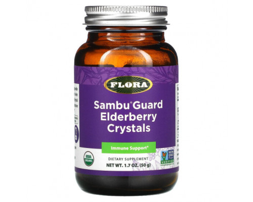 Фрукты и ягоды Sambu Guard Elderberry Crystals, 1.7 oz ( 50 g) Фрукты и ягоды Sambu Guard Elderberry Crystals, 1.7 oz ( 50 g)