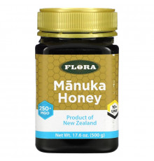 Flora, Manuka Honey, MGO 250+, 17.6 oz (500 g)
