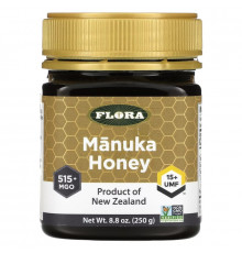Flora, Manuka Honey, MGO 515+, 8.8 oz (250 g)