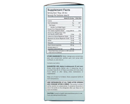 Flora, Bone Health+ with Calcium, Magnesium, and Vitamins D & K, Liquid, 8 fl oz (236 ml) Flora, Bone Health+ with Calcium, Magnesium, and Vitamins D & K, Liquid, 8 fl oz (236 ml)
