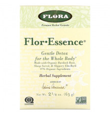 Травяные сборы и чаи Flora, Flor Essence, мягкий детокс для всего тела, 63 г (2 1/8 унции)