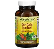 MegaFood, One Daily, Без железа, 90 таблеток