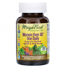 MegaFood, Мультивитамины для женщин за 40, 30 таблеток