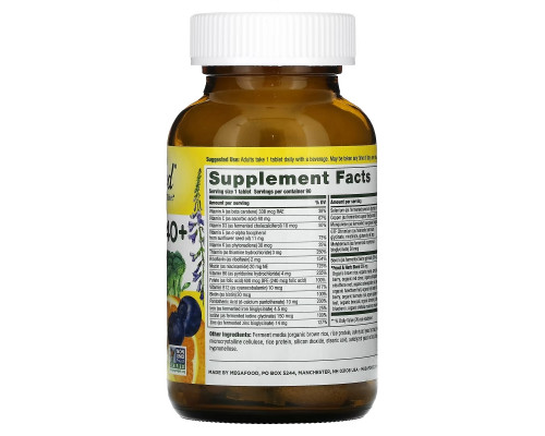 MegaFood, Women's 40+ One Daily, 90 Tablets MegaFood, Women's 40+ One Daily, 90 Tablets