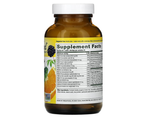 MegaFood, Men's 40+ One Daily Multivitamin, 90 Tablets MegaFood, Men's 40+ One Daily Multivitamin, 90 Tablets