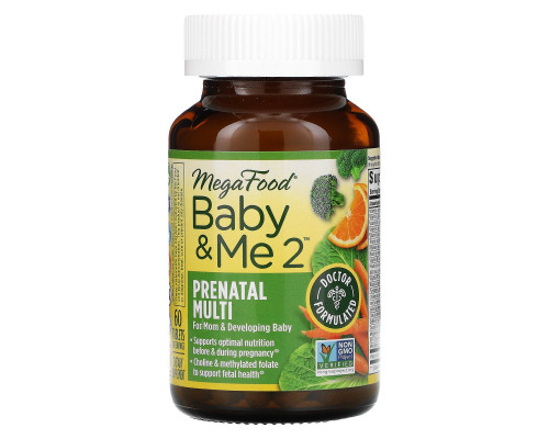 MegaFood, Baby & Me 2, 60 Tablets MegaFood, Baby & Me 2, 60 Tablets