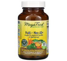 MegaFood, Мультивитамин для мужчин от 40 лет, 60 таблеток