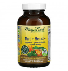 MegaFood, Multi for Men 40+, 120 Tablets