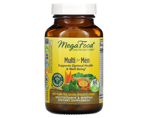 MegaFood, Мультивитамин для мужчин, 60 таблеток MegaFood, Мультивитамин для мужчин, 60 таблеток