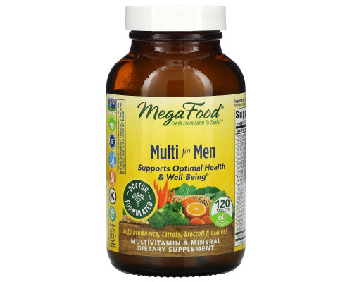 MegaFood, Мультивитамин для мужчин, 120 таблеток MegaFood, Мультивитамин для мужчин, 120 таблеток