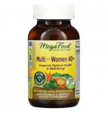MegaFood, Мультивитамины для женщин 40+, 120 таблеток