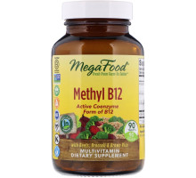 MegaFood, Метилкобаламин B12, 90 таблеток