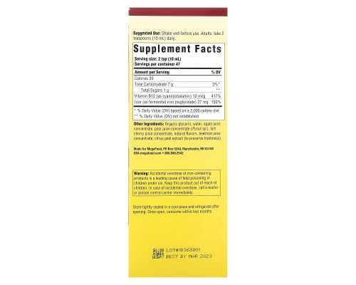 MegaFood, Blood Builder Liquid Iron, Once Daily, Orchard Fruit, 15.8 fl oz (470 ml) MegaFood, Blood Builder Liquid Iron, Once Daily, Orchard Fruit, 15.8 fl oz (470 ml)