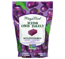 MegaFood, Kids Multivitamin Soft Chews, Grape, 30 Individually Wrapped Soft Chews