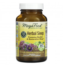 MegaFood, Herbal Sleep, 60 Capsules