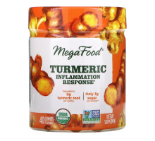 MegaFood, Turmeric, Inflammation Response, 40 Gummies