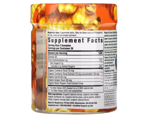 MegaFood, Turmeric, Inflammation Response, 40 Gummies MegaFood, Turmeric, Inflammation Response, 40 Gummies
