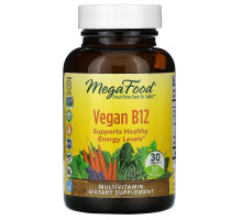 MegaFood, Веган B12, 30 таблеток