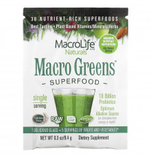 Macrolife Naturals, Macro Greens, Superfood, 0.3 oz (9.4 g)