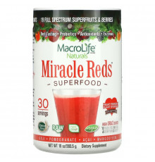 Macrolife Naturals, Miracle Reds, Superfood, Goji-Pomegranate-Acai-Mangosteen, 10 oz (283.5 g)