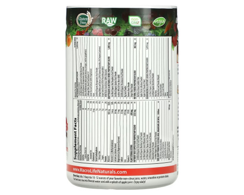 Macrolife Naturals, Miracle Reds, Superfood, Goji-Pomegranate-Acai-Mangosteen, 10 oz (283.5 g) Macrolife Naturals, Miracle Reds, Superfood, Goji-Pomegranate-Acai-Mangosteen, 10 oz (283.5 g)