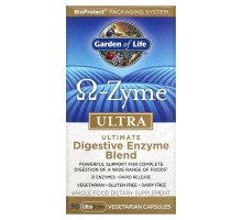 Garden of Life O-Zyme ультра наилучший комплекс пищеварительных ферментов 90 растительных капсул