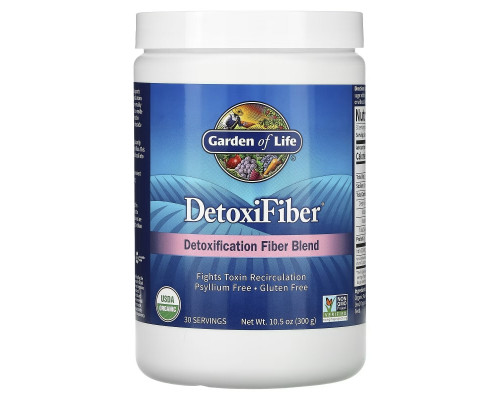 Garden of Life DetoxiFiber Специальная очищающая смесь с клетчаткой 300 г