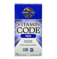 Garden of Life Vitamin Code для мужчин 120 овощных капсул