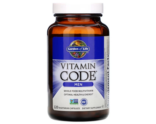 Garden of Life Vitamin Code для мужчин 120 овощных капсул Garden of Life Vitamin Code для мужчин 120 овощных капсул