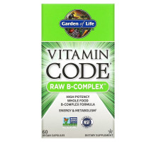Garden of Life Натуральный комплекс витаминов группы В 60  растительных капсул от UltraZorbe