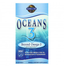 Garden of Life Oceans 3 Beyond Omega-3 с OmegaXanthin 60 капсул